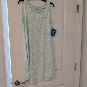 Columbia Mint Green Floral Dress